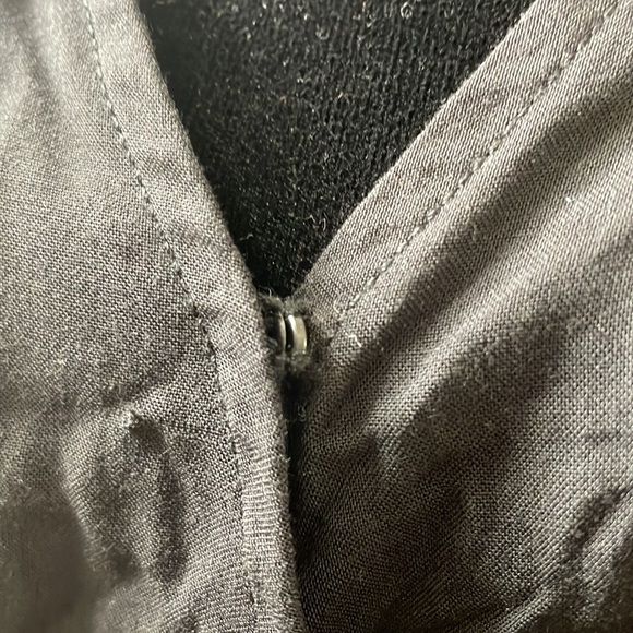 EUC SPLENDID Long-Sleeve Jumpsuit Drawstring Waist cropped leg Women’s L - Picture 7 of 12